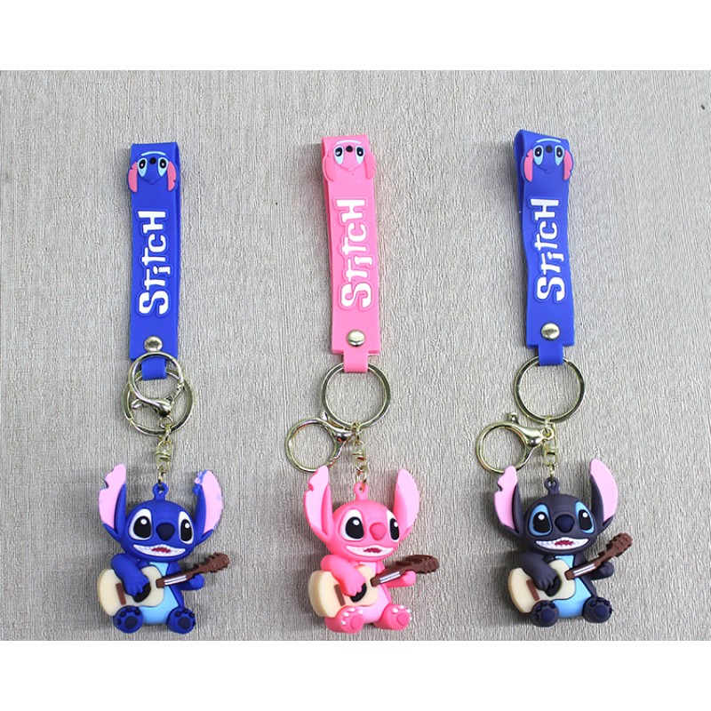 Stitch Silikon Anahtarlık 