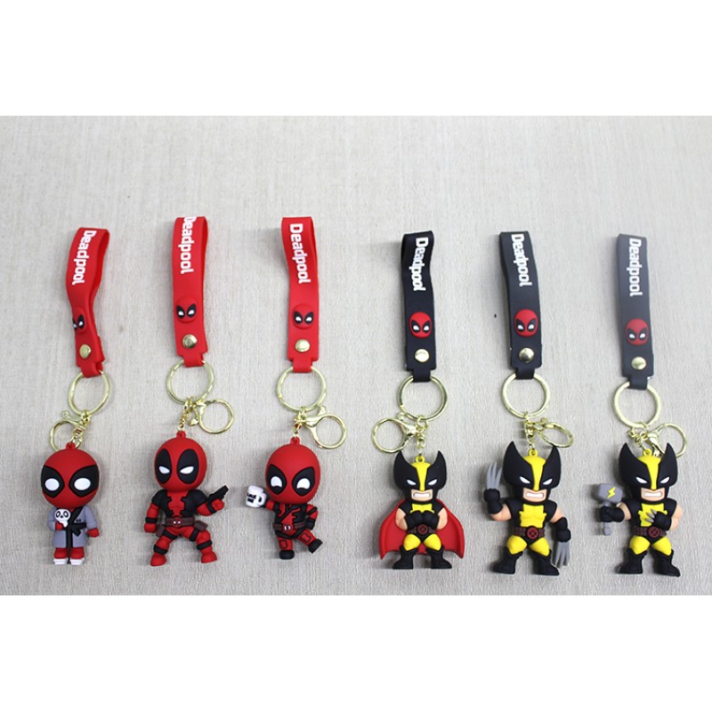 Deadpool Wolverine Silikon Anahtarlık Deadpool Wolverine Silikon Anahtarlık
