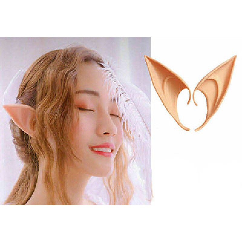 Yumuşak Malzemeden İmal Lateks Elf Kulağı 1 Çift