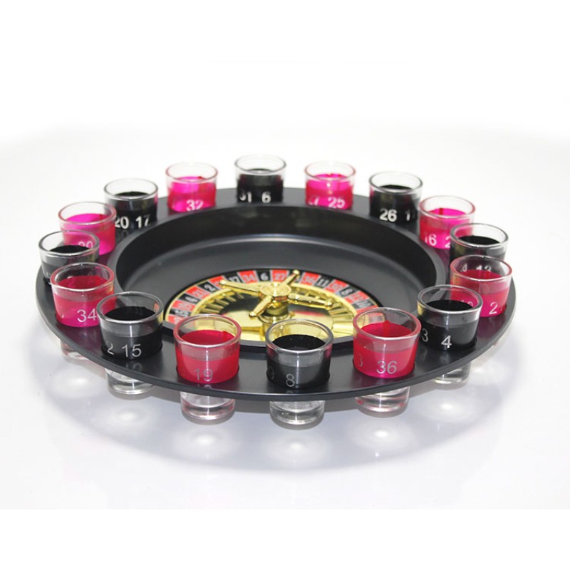 16'lı Shot Bardaklı Rulet Oyunu 