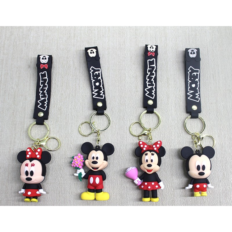 Mickey - Minnie Mouse Silikon Anahtarlık 