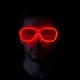 Kırmızı Led Işıklı Parti Gözlüğü - Neon 3 Modlu Kırmızı Led Işıklı Parti Gözlüğü - Neon 3 Modlu