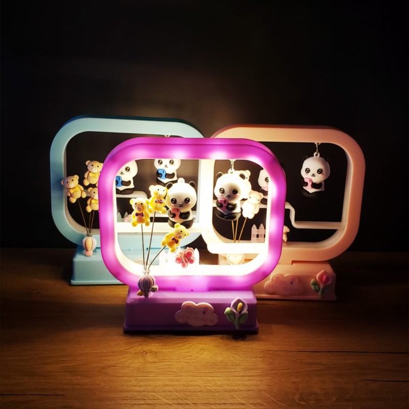 Sevimli Müzikli Panda Dekoratif Işık Sevimli Müzikli Panda Dekoratif Işık