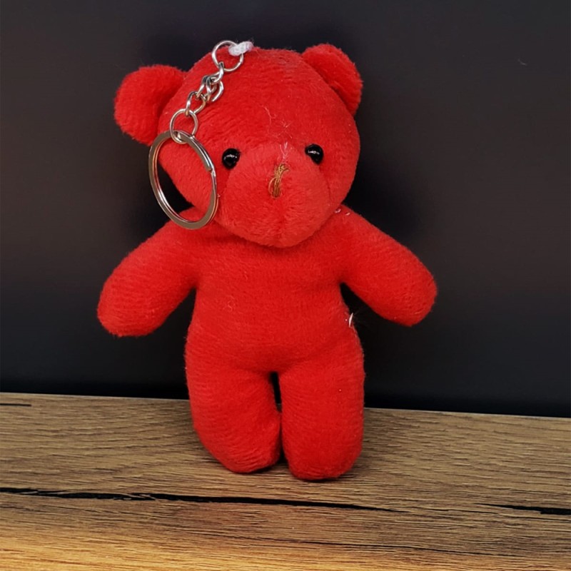 Kırmızı Hediyelik Kese İçinde Ayıcık Kırmızı Hediyelik Kese İçinde Ayıcık