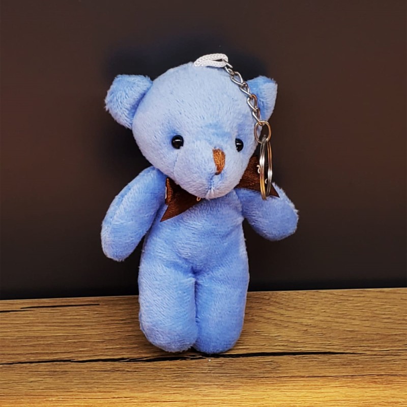 Mavi Hediyelik Kese İçinde Ayıcık 