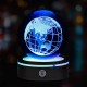 USB'li Dünya Tasarımlı Dönen Cam Küre USB'li Dünya Tasarımlı Dönen Cam Küre