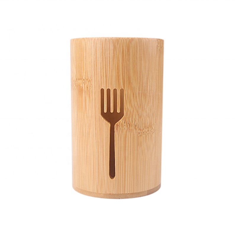 Ahşap Standlı Çatal Kaşık Bıçaklık 