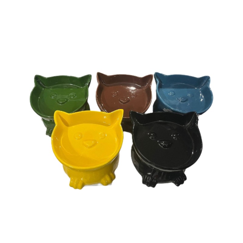 Ayaklı Kulaklı Seramik Mama Kabı Ayaklı Kulaklı Seramik Mama Kabı