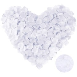 Beyaz Renk Gül Yaprağı - 5 Paket 500 Adet