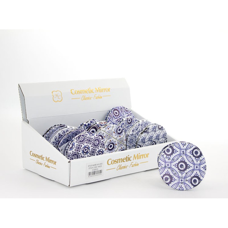 Taşlı Nazar Boncuklu Yuvarlak El Aynası İnce Taşlı Nazar Boncuklu Yuvarlak El Aynası İnce