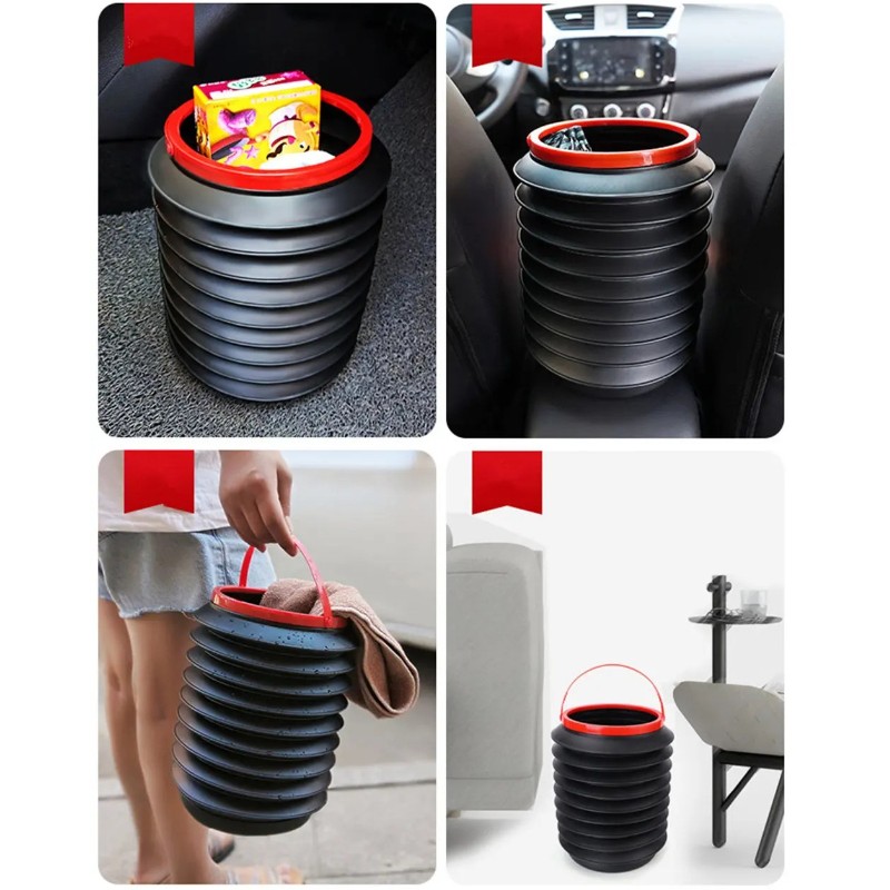 Çok Amaçlı Katlanabilir Araç İçi Kova 