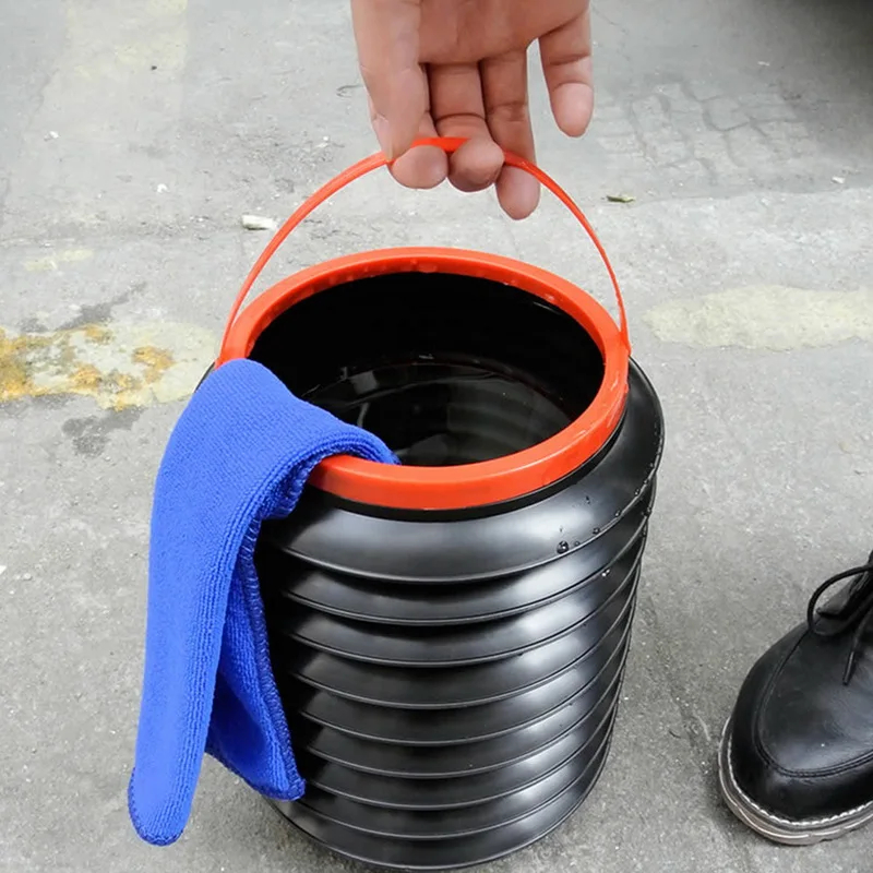 Çok Amaçlı Katlanabilir Araç İçi Kova 