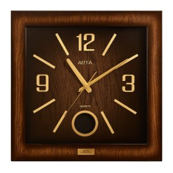 Ahşap Tasarımlı Duvar Saati 