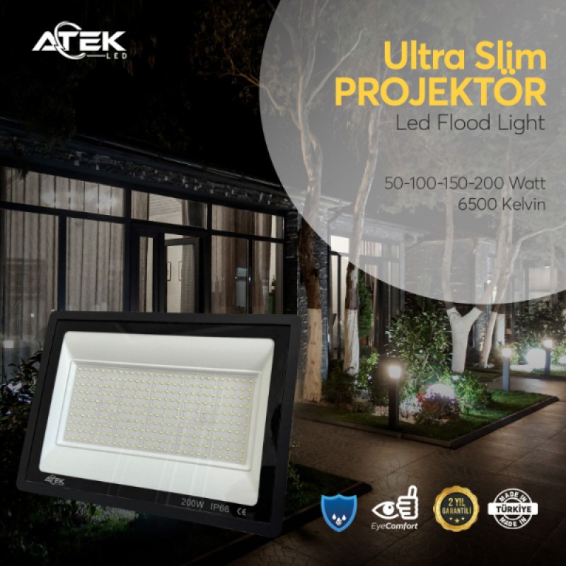 Ultra Slim Projektör Dış Mekan LED Işık Ultra Slim Projektör Dış Mekan LED Işık