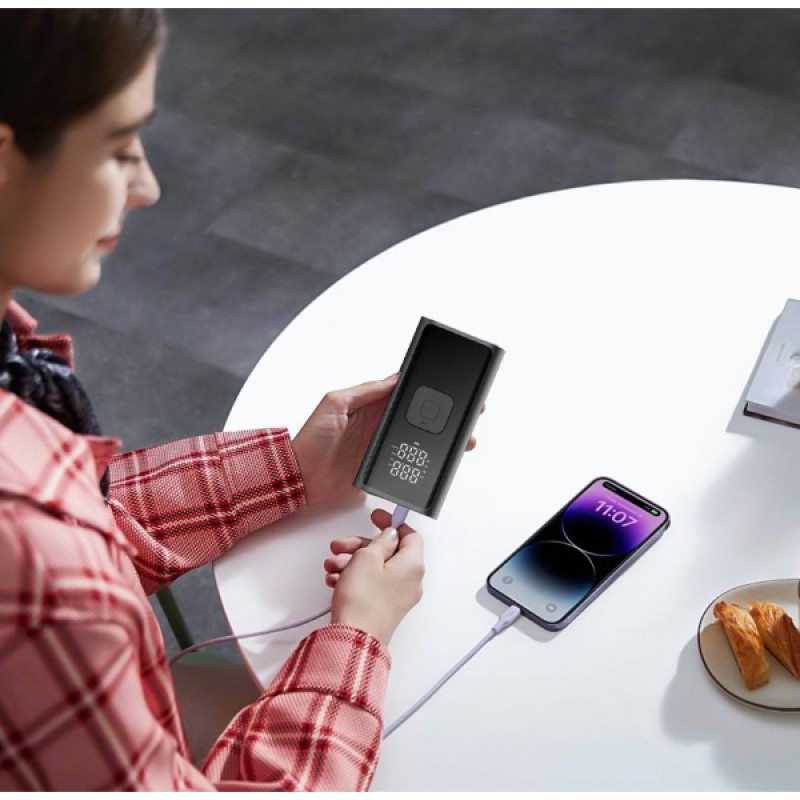 LCD Göstergeli 3'ü 1 Arada Hava Kompresörü 