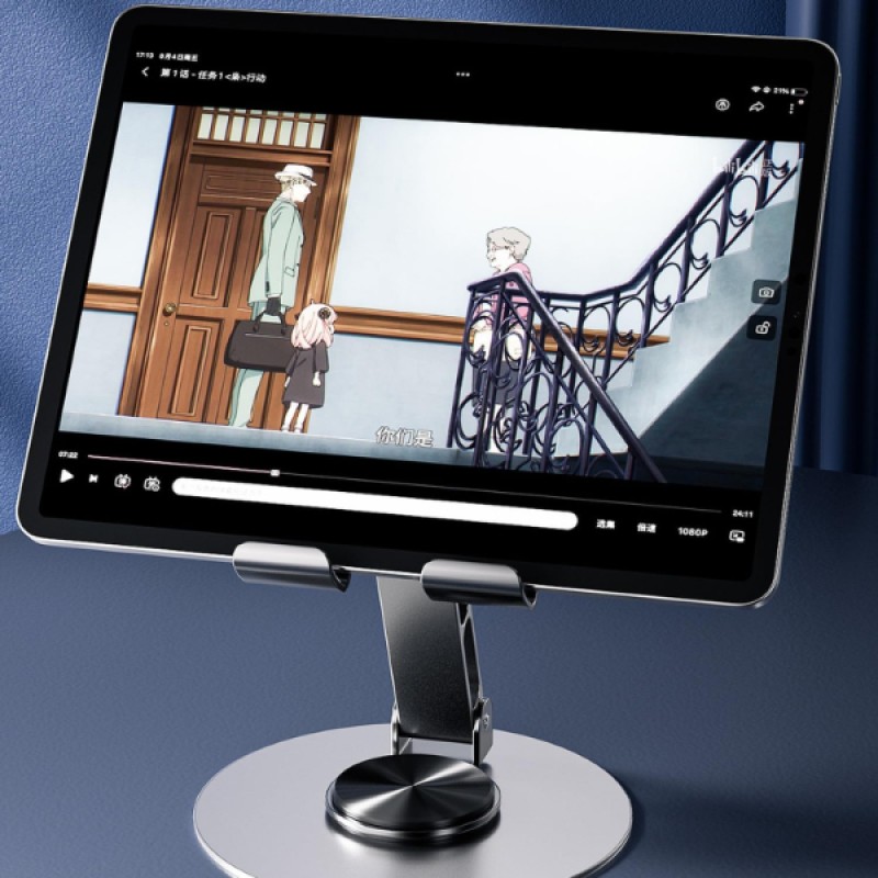 Dönebilir ve Katlanabilir Masaüstü Metal Telefon Tutucu Dönebilir ve Katlanabilir Masaüstü Metal Telefon Tutucu