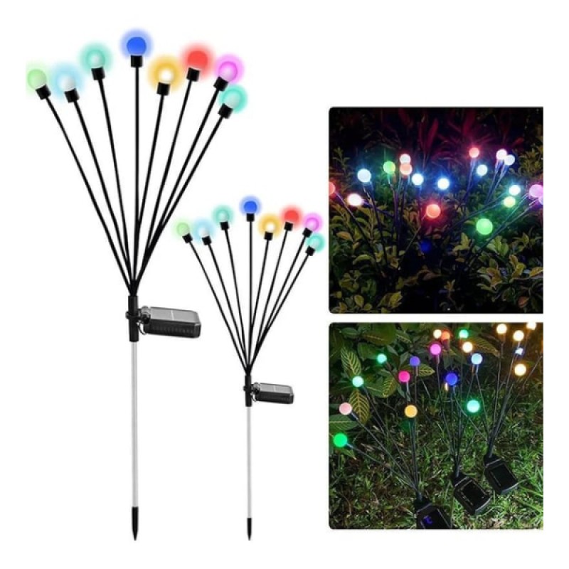 8 Ledli Solar Ateş Böceği Çiçek Lamba 