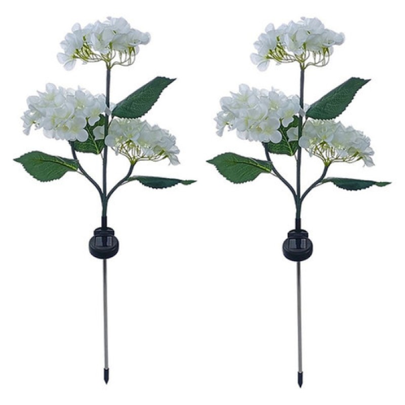 Güneş Enerjili Kazıklı Çiçek LED Lamba