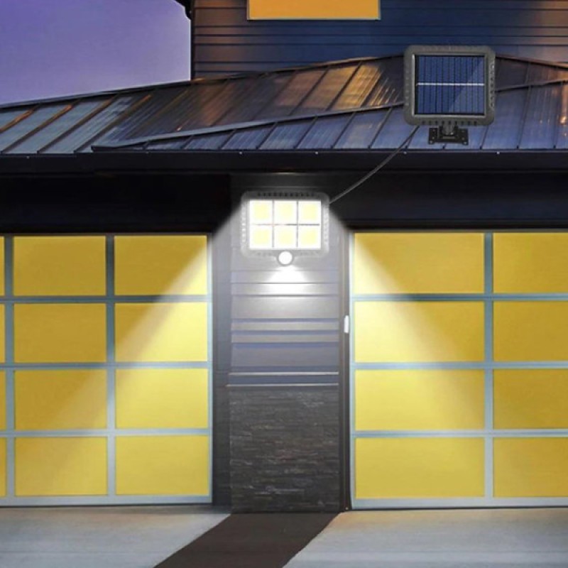 Güneş Enerjisi Panelli 6 LED Bahçe Aydınlatma 