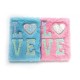 LOVE Tasarımlı Peluş Hatıra Defteri 