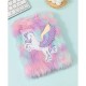 Unicorn Tasarımlı Peluş Hatıra Defteri Unicorn Tasarımlı Peluş Hatıra Defteri