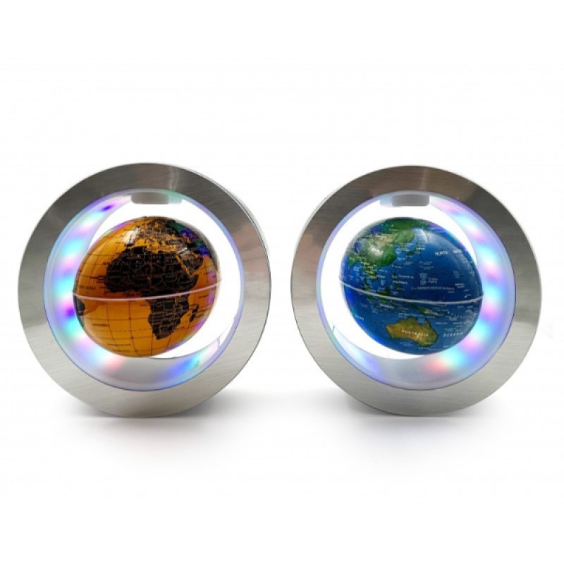 Manyetik Yuvarlak Ledli Dünya Küre 