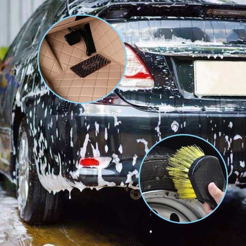 Sarı Jant Temizleme Fırçası 