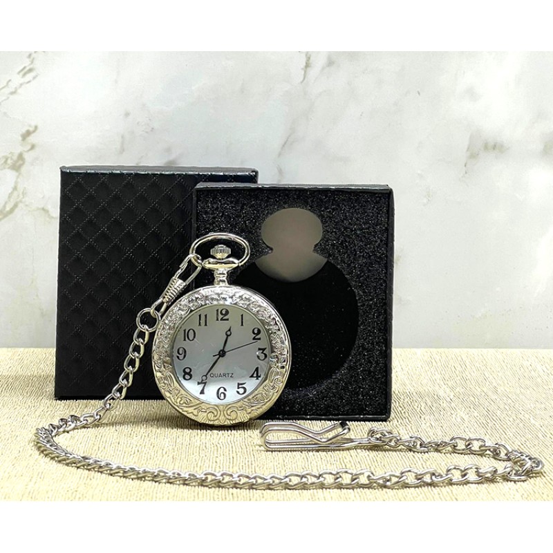 Özel Kutulu Gümüş Köstekli Saat