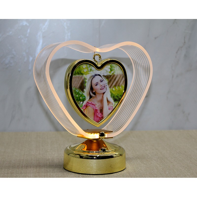 Kişiye Özel Fotoğraf Alanlı Kalpli Led Çerçeve Model 1 Kişiye Özel Fotoğraf Alanlı Kalpli Led Çerçeve Model 1