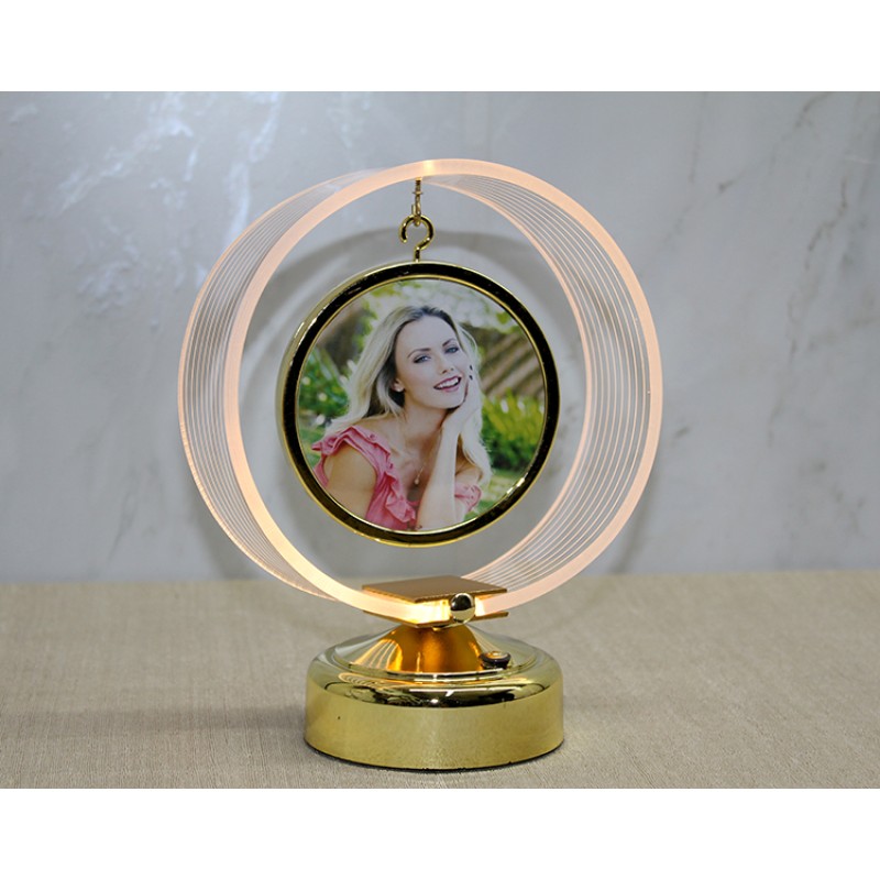 Kişiye Özel Fotoğraf Alanlı Yuvarlak Led Çerçeve Kişiye Özel Fotoğraf Alanlı Yuvarlak Led Çerçeve