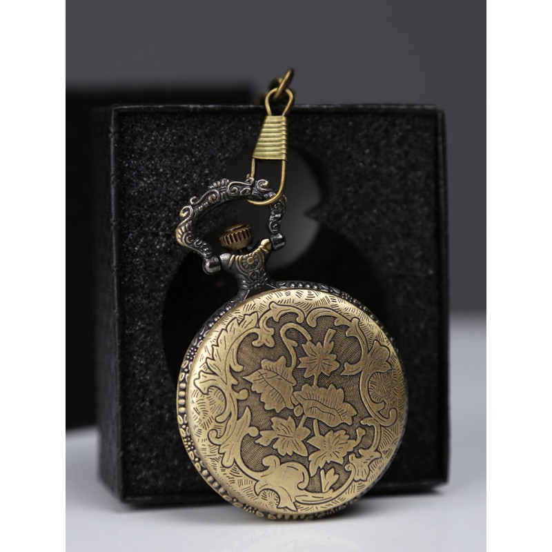 Özel Kutulu Dragonlu Antik Köstekli Saat 