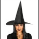 Yetişkin Boy Siyah Cadı Şapkası ve Uzun Siyah Cadı Peruğu Yetişkin Boy Siyah Cadı Şapkası ve Uzun Siyah Cadı Peruğu