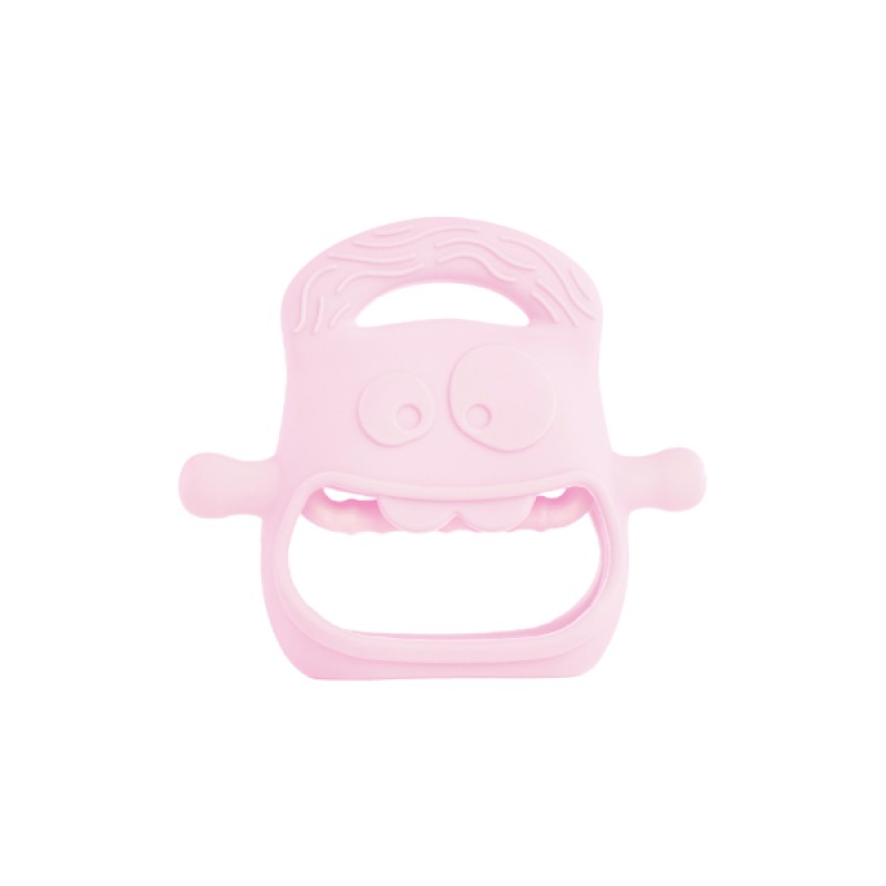 Pembe Bebek Silikon Diş Kaşıyıcı  