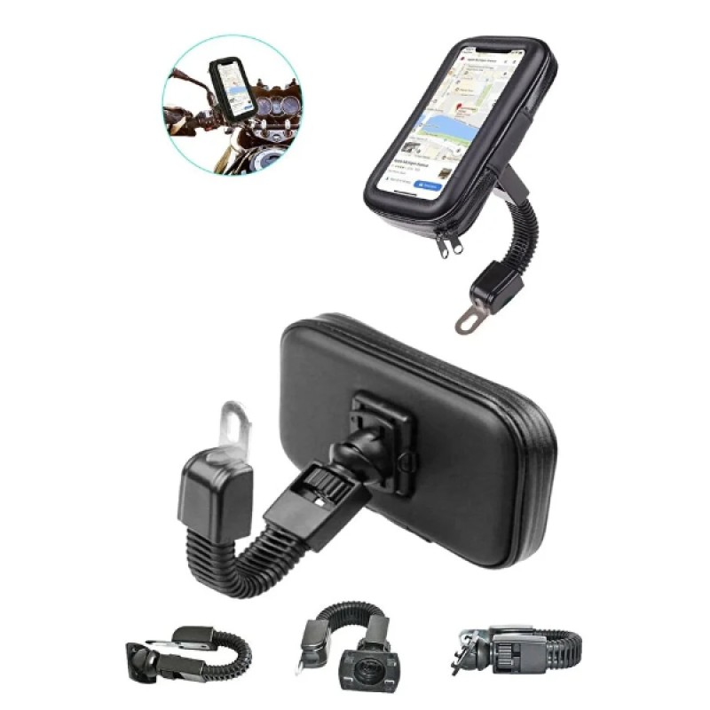 Su Geçirmez Motosiklet Telefon Tutucu