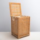 Büyük Boy Ahşap Bambu Kirli Sepeti 45x45x62 Büyük Boy Ahşap Bambu Kirli Sepeti 45x45x62