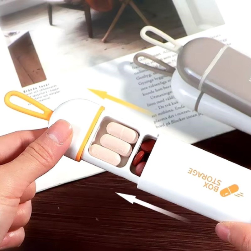 3 Bölmeli Seyahat Tipi İlaç Saklama Kutusu 3 Bölmeli Seyahat Tipi İlaç Saklama Kutusu