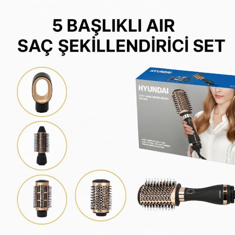 5 Başlıklı Air Saç Şekillendirici Set 5 Başlıklı Air Saç Şekillendirici Set