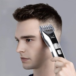Şarjlı Ayarlanabilir Başlıklı Saç Sakal Traş Makinesi 