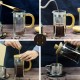 Ahşap Detaylı 600 ml Cam French Press Ahşap Detaylı 600 ml Cam French Press