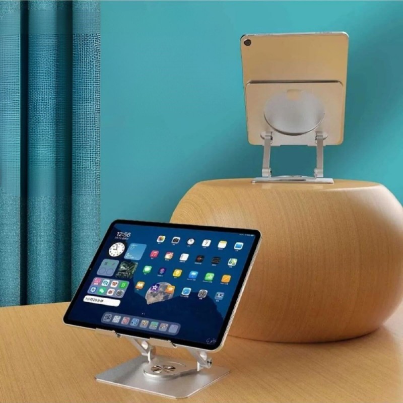 360 Derece Dönebilen Yükseltilmiş Masaüstü Ayarlanabilir Metal Tablet Standı 360 Derece Dönebilen Yükseltilmiş Masaüstü Ayarlanabilir Metal Tablet Standı