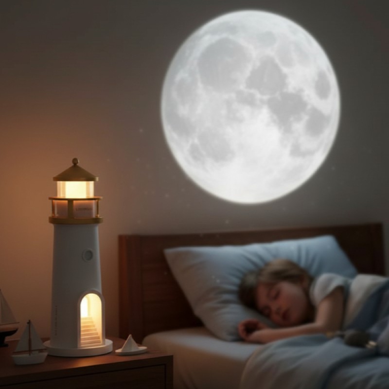 Deniz Feneri Projektör Gece Lambası Deniz Feneri Projektör Gece Lambası