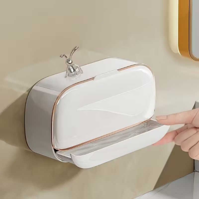 Kapaklı Ve Drenaj Bölmeli Duvara Monte Sabunluk Kapaklı Ve Drenaj Bölmeli Duvara Monte Sabunluk