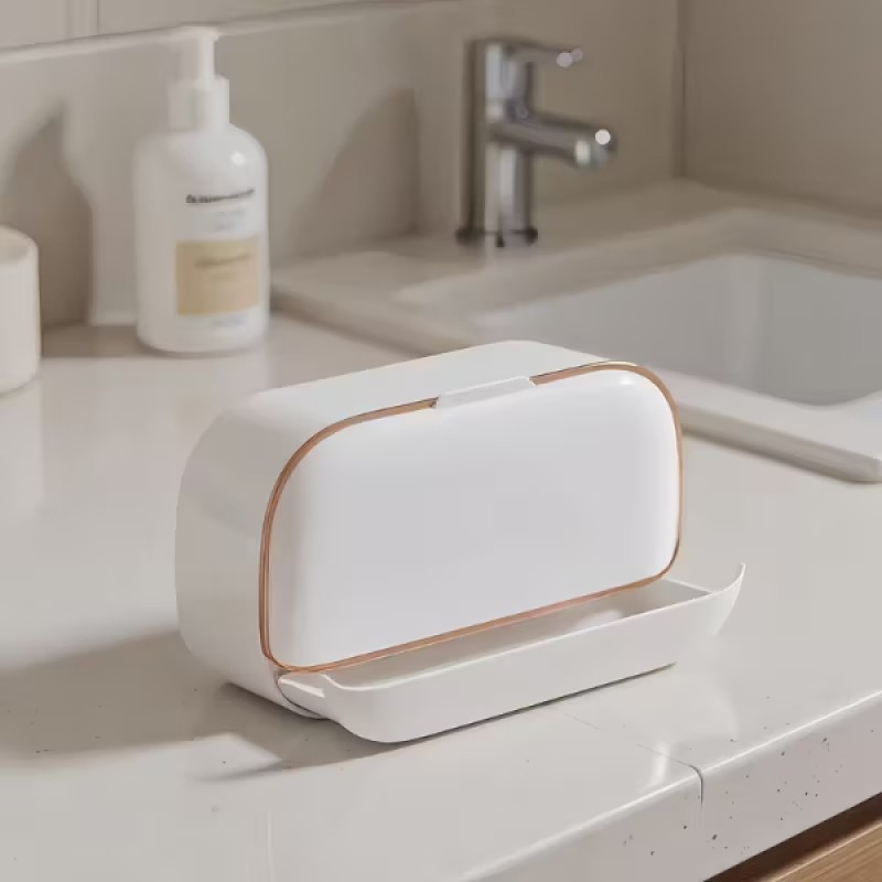 Kapaklı Ve Drenaj Bölmeli Duvara Monte Sabunluk Kapaklı Ve Drenaj Bölmeli Duvara Monte Sabunluk