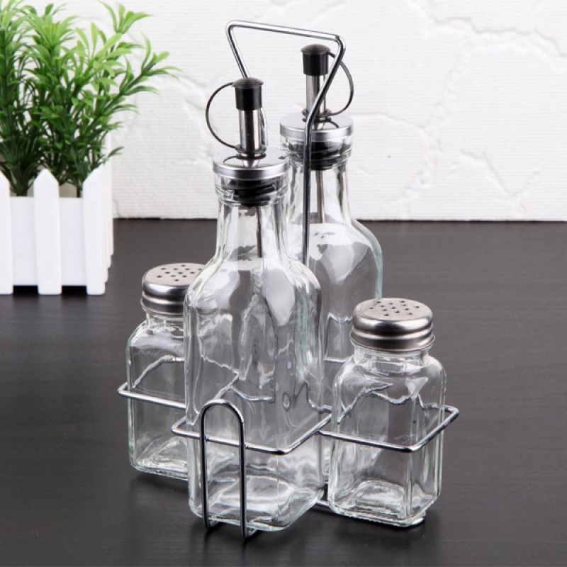 Cam Yağlık Ve Sirkelik Seti Cam Yağlık Ve Sirkelik Seti