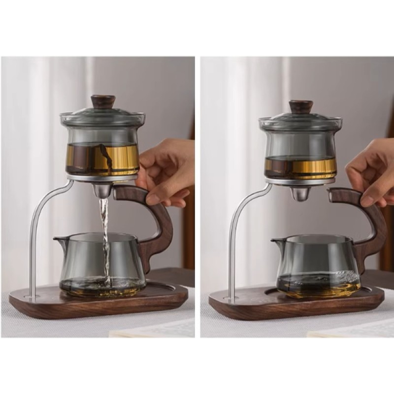 Otomatik Manyetik Borosilikat Demlik Seti Otomatik Manyetik Borosilikat Demlik Seti