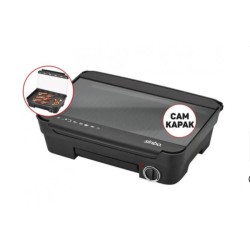 Sinbo Elektrikli Izgara Cam Kapaklı