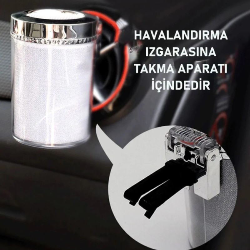 Araç İçi Oto Kokusuz Küllük RGB Işıklı Kapaklı Araç İçi Oto Kokusuz Küllük RGB Işıklı Kapaklı