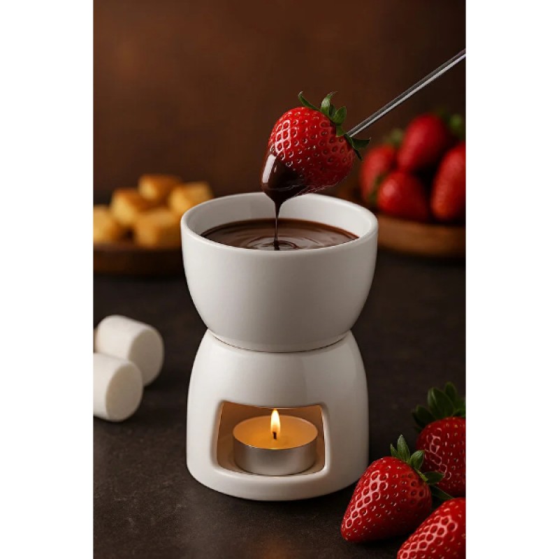 Porselen Fondü Seti Porselen Fondü Seti